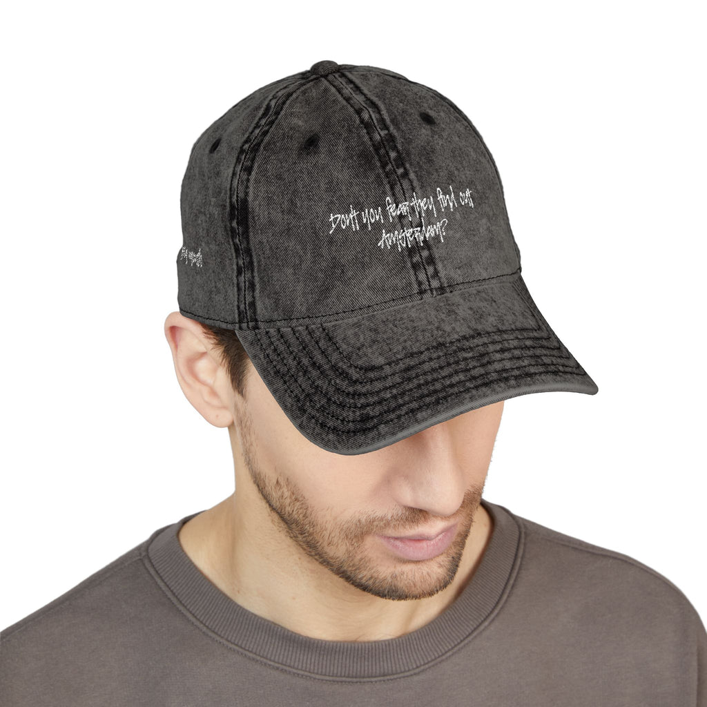 'Amsterdam' Vintage Embroidered Cap
