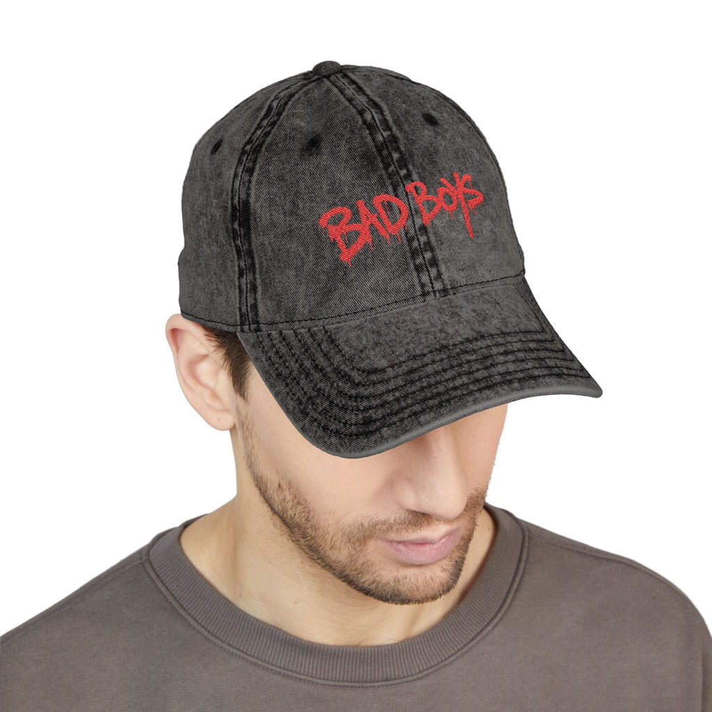 'Bad boys' Vintage Embroidered Cap