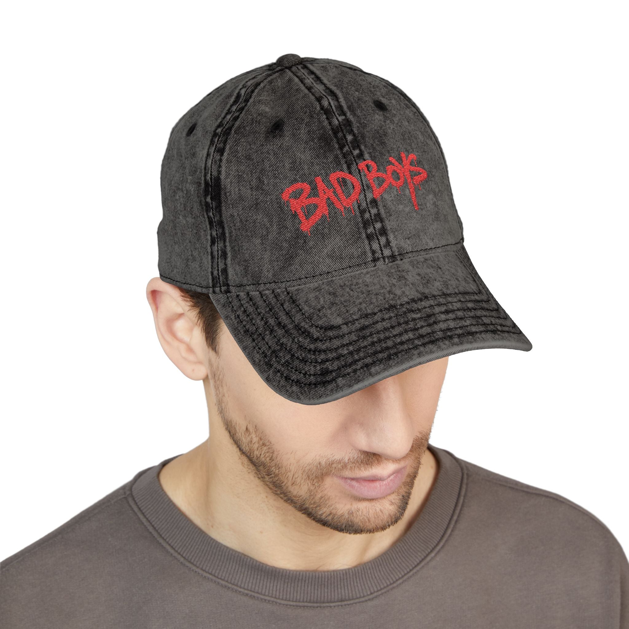 'Bad boys' Vintage Embroidered Cap